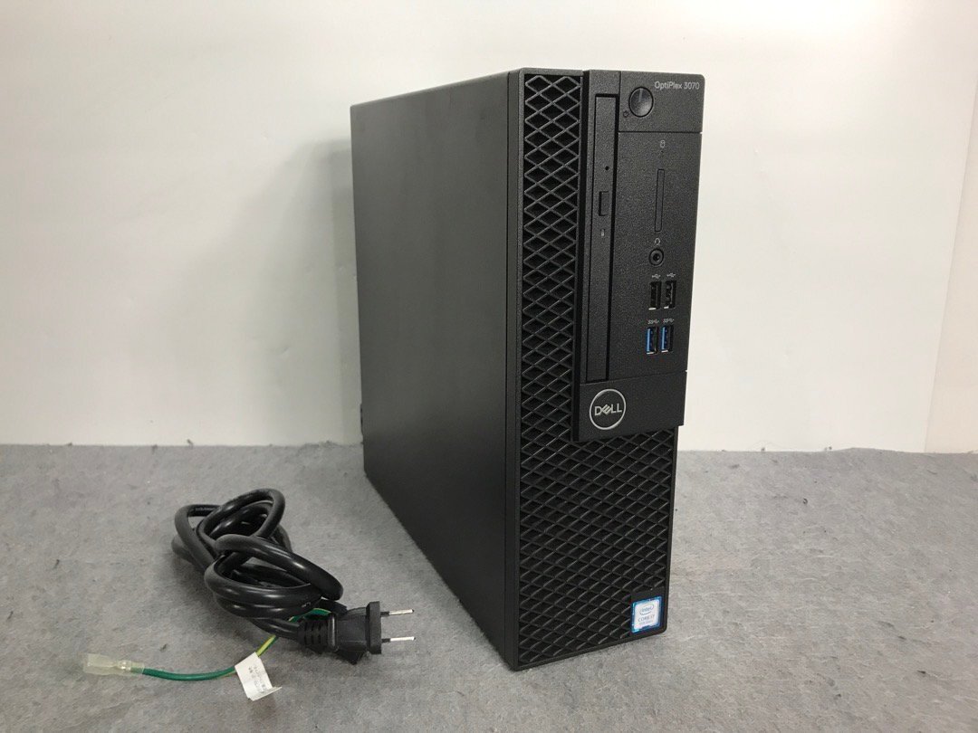 【DELL】OptiPlex 3070 Core i7-9700 メモリ16GB SSD128GB+HDD500GB DVDマルチ Windows10Pro 中古デスクトップパソコン
