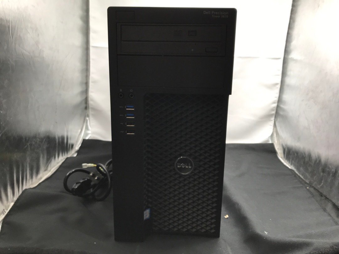 【DELL】Precision Tower 3620 Xeon E3-1270 v5 メモリ32GB HDD2TB NVIDIA Quadro K620 Windows10Pro 中古デスクトップPCの画像1