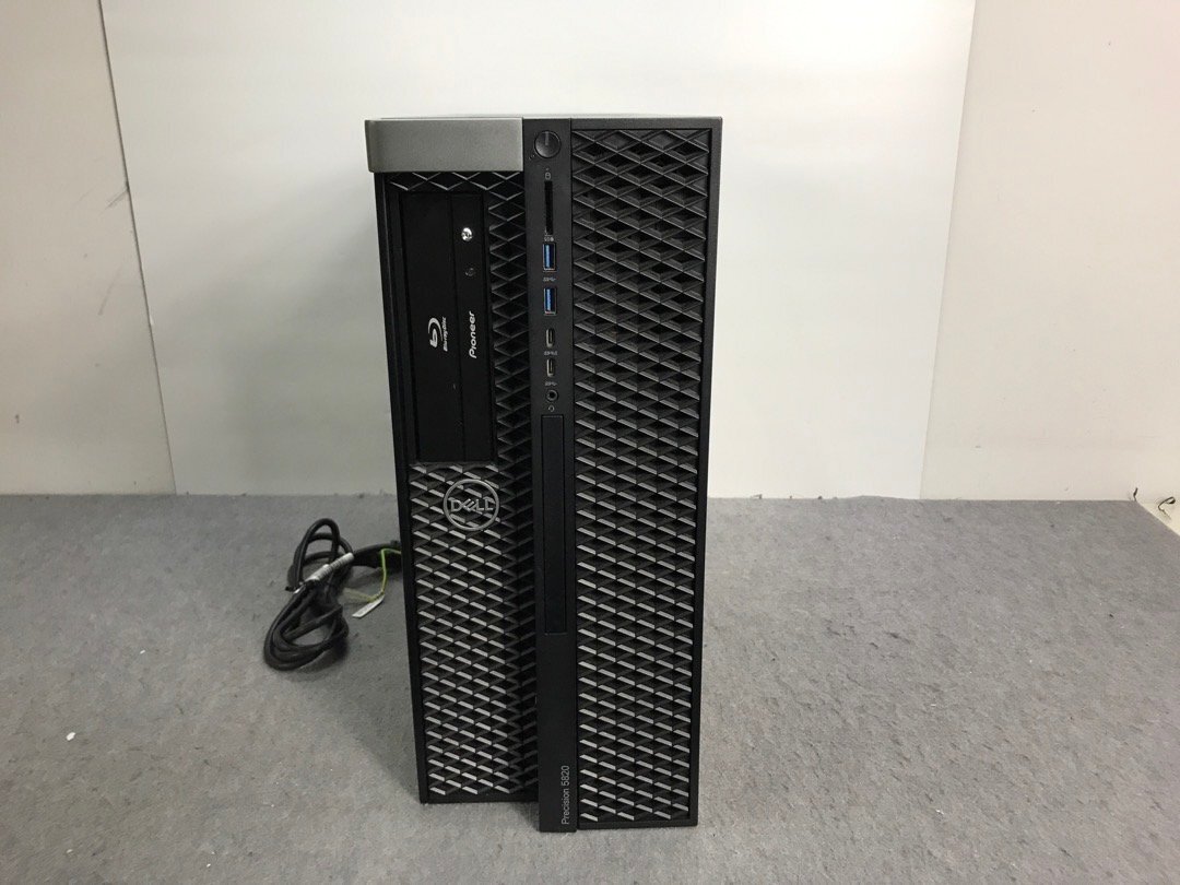 【DELL】Precision 5820 Tower Xeon W-2145 メモリ128GB SSD2TB NVMe GTX1080 Windows10Pro for Workstation 中古デスクトップPCの画像1