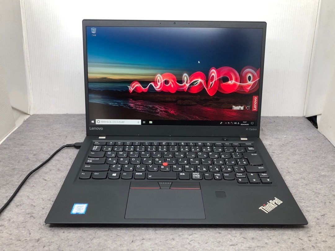 【Lenovo】ThinkPad X1 Carbon 5th 20HQS5PP03 Corei7-7600U 16GB SSD512GB NVMe WEBカメラ Windows10Pro 14inch WQHD 中古ノートPCの画像1