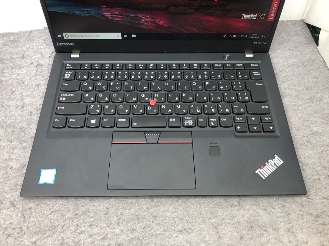 【Lenovo】ThinkPad X1 Carbon 5th 20HQS5PP03 Corei7-7600U 16GB SSD512GB NVMe WEBカメラ Windows10Pro 14inch WQHD 中古ノートPCの画像2