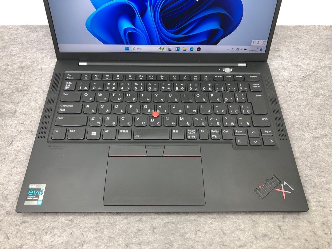 【Lenovo】ThinkPad X1 Carbon 8th 20XXS45K00 Corei5-1145G7 8GB SSD256GB NVMe WEBカメラ Windows11Pro 14inch 中古ノートPCの画像2