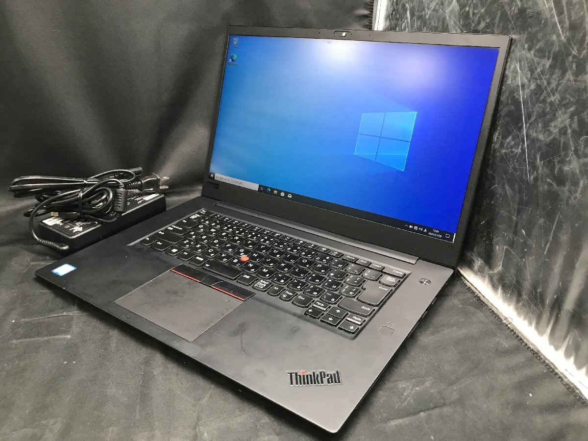 【Lenovo】ThinkPad P1 20MES02700 Core i7-8750H メモリ32GB SSD512GB NVMe NVIDIA Quadro P1000 Windows10Pro 15.6inch FHD 中古ノートPC_画像1