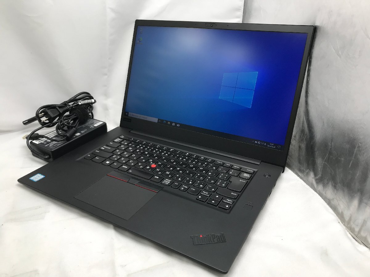 【Lenovo】ThinkPad P1 20MES02700 Core i7-8750H メモリ32GB SSD512GB NVMe NVIDIA Quadro P1000 Windows10Pro 15.6inch FHD 中古ノートPC_画像1