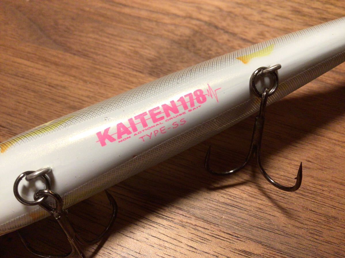 X★美品★GANCRAFT ガンクラフト KAITEN 178“TYPE-SS”カイテン178“タイプSS/スローシンキング”「紀ノ国オレンジ」ビッグベイトの画像9