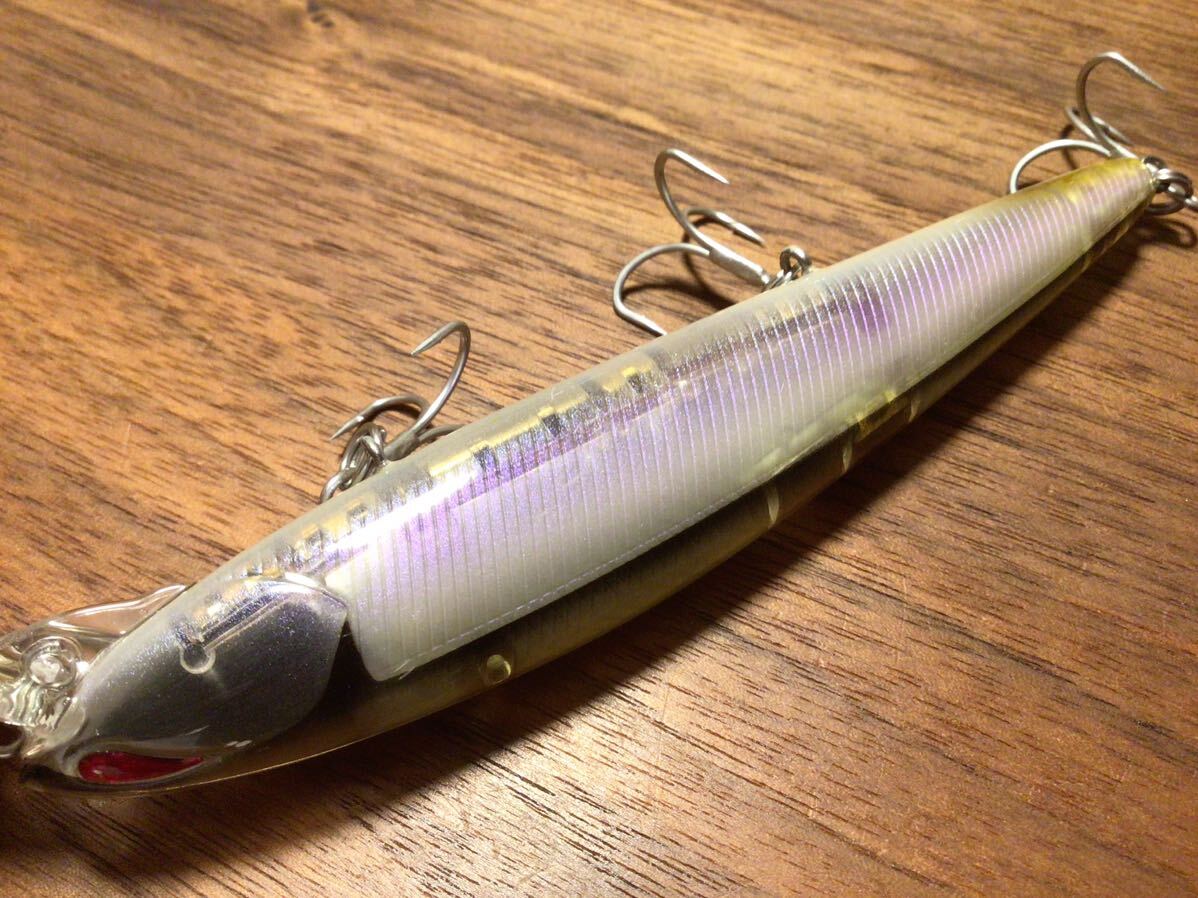 X★超美品★NORIES ノリーズ LAYDOWN MINNOW MID 110SP レイダウンミノーMID 110SP“サスペンド”「BBライブワカサギ」_画像4