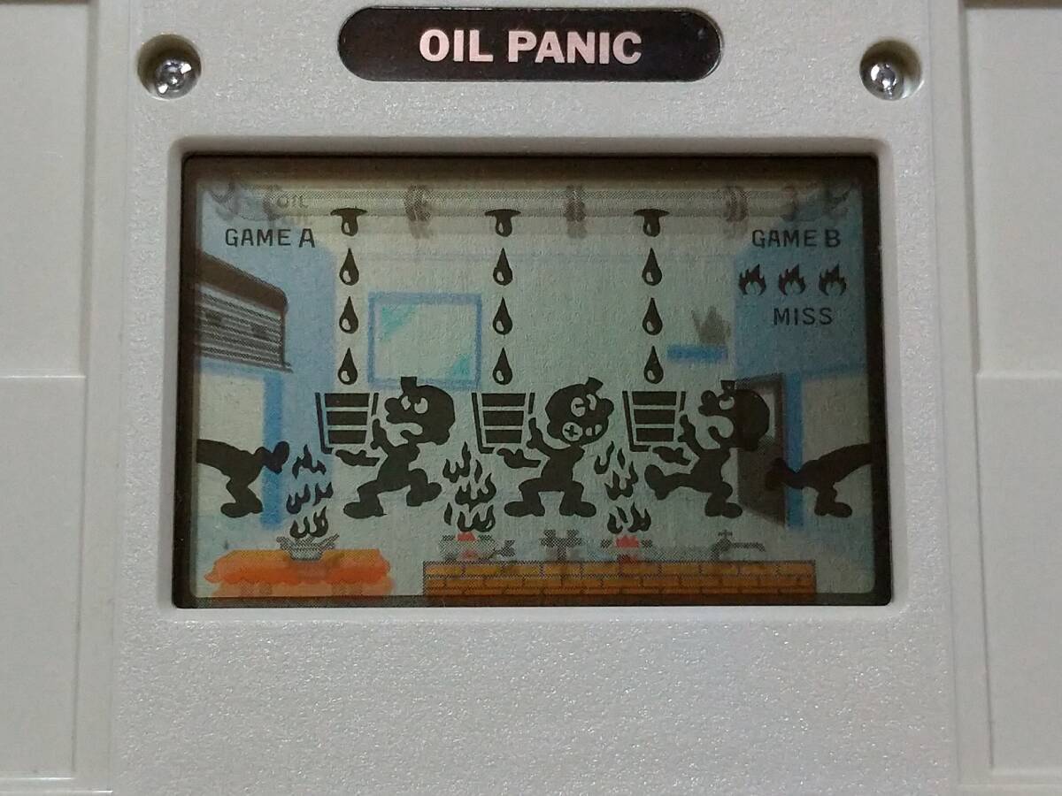 【美品】任天堂ゲームウォッチ　オイルパニック　箱説付★Nintendo GAME&WATCH OIL PANIC OP-51