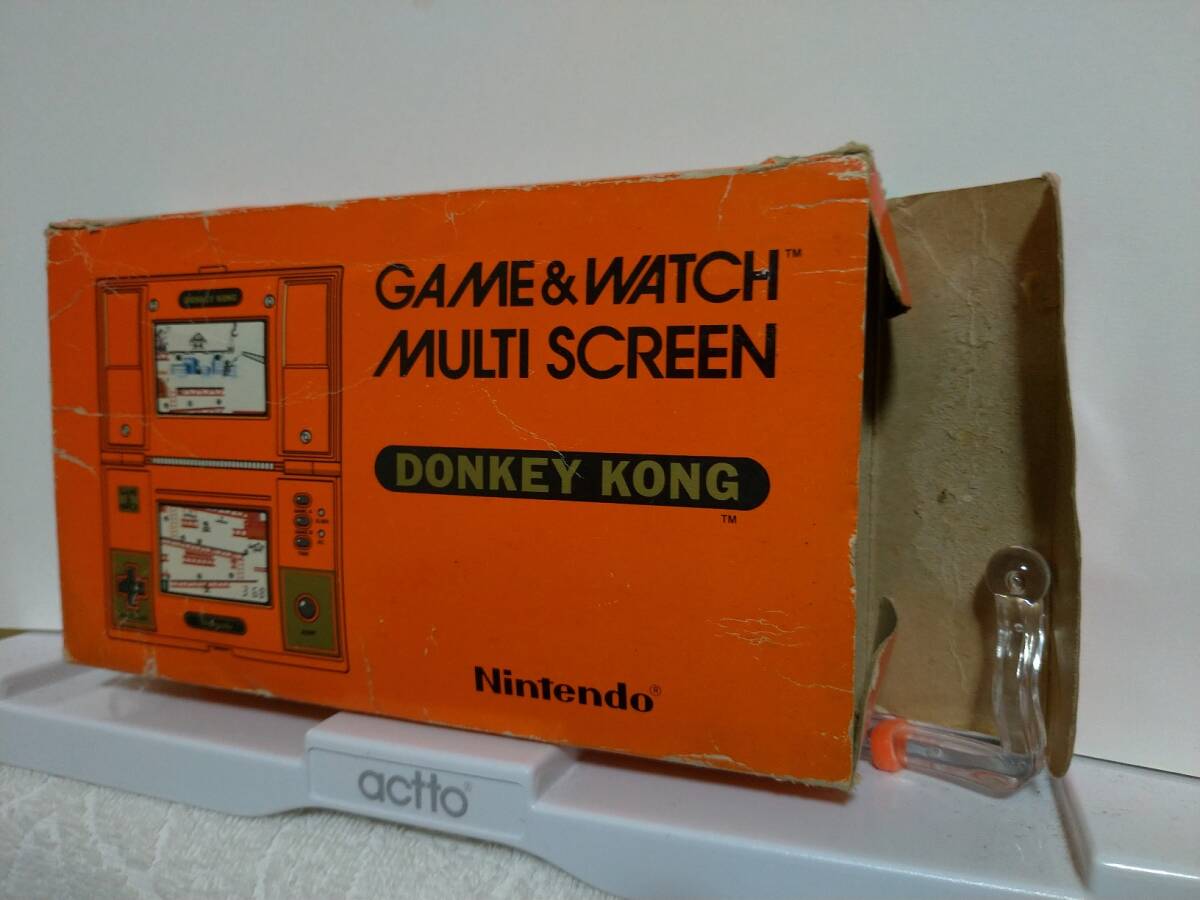 【美品】任天堂ゲームウォッチ ドンキーコング 箱説付★Nintendo GAME&WATCH DONKEY KONG DK-52の画像8