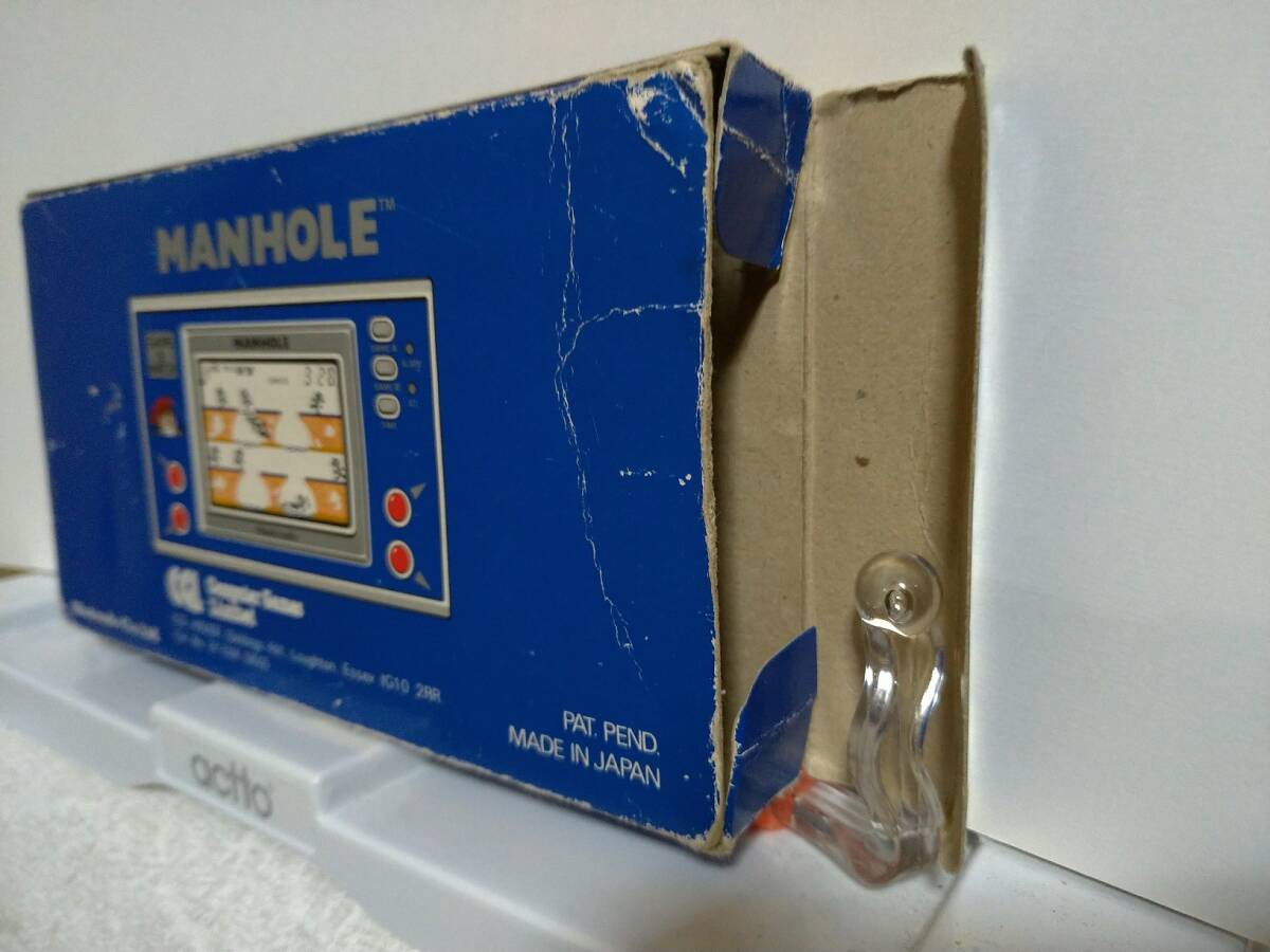 美品】任天堂ゲームウォッチ ニューワイド・マンホールCGL版 箱 美品】任天堂ゲームウォッチ ニューワイド・マンホールCGL版 箱