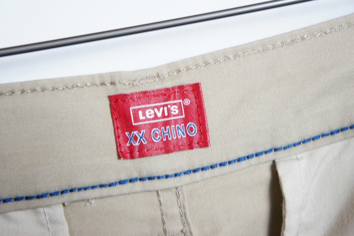 美品 LEVI’S リーバイス XX CHINO SHORTS ストレッチ ショート パンツ ショーツ 85229 茶904N_画像5