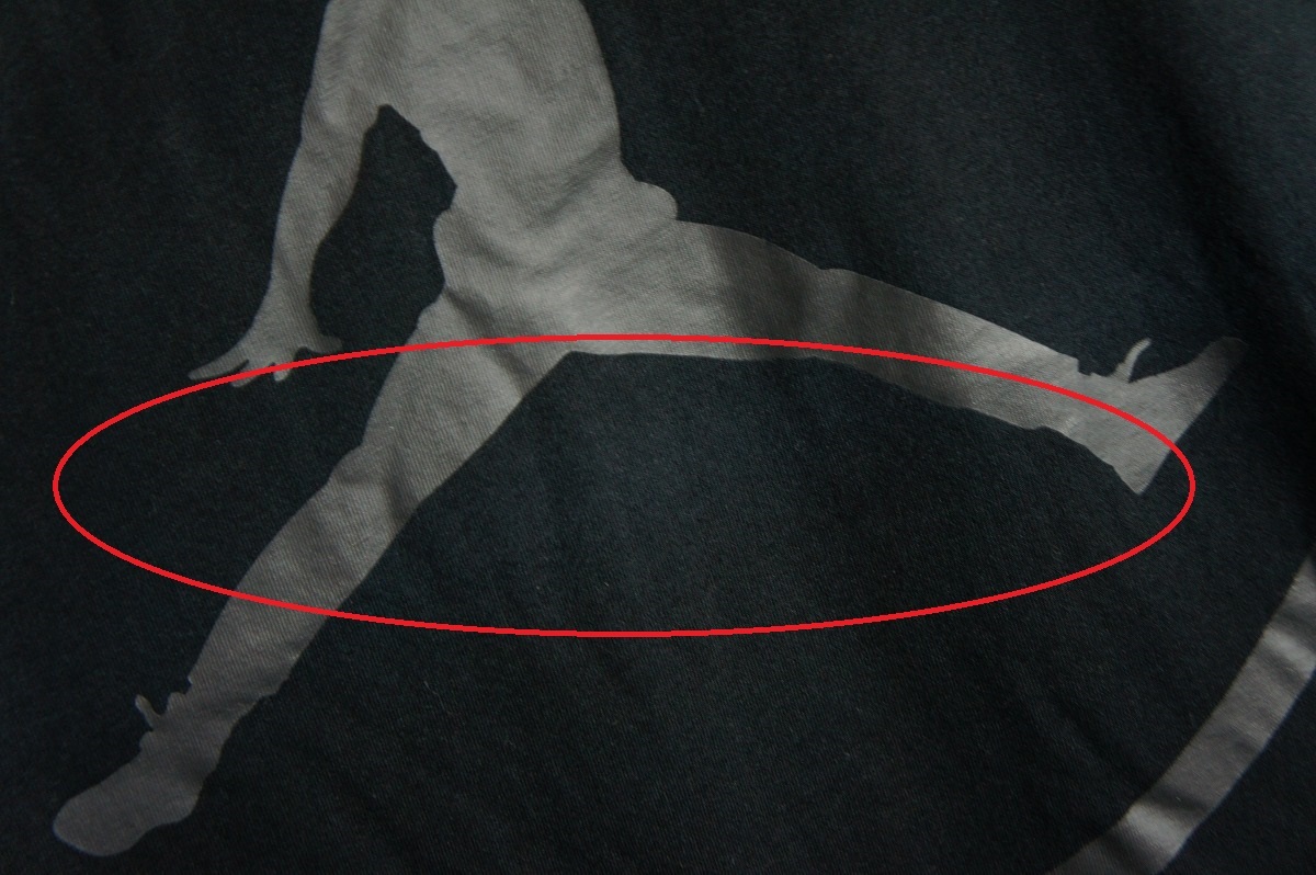 国内正規20SS JORDAN BRANDジョーダン ブランド PSG SS LOGO TEE パリサンジェルマン Tシャツ 半袖カットソー BQ8385-100 本物 黒419Oの画像6