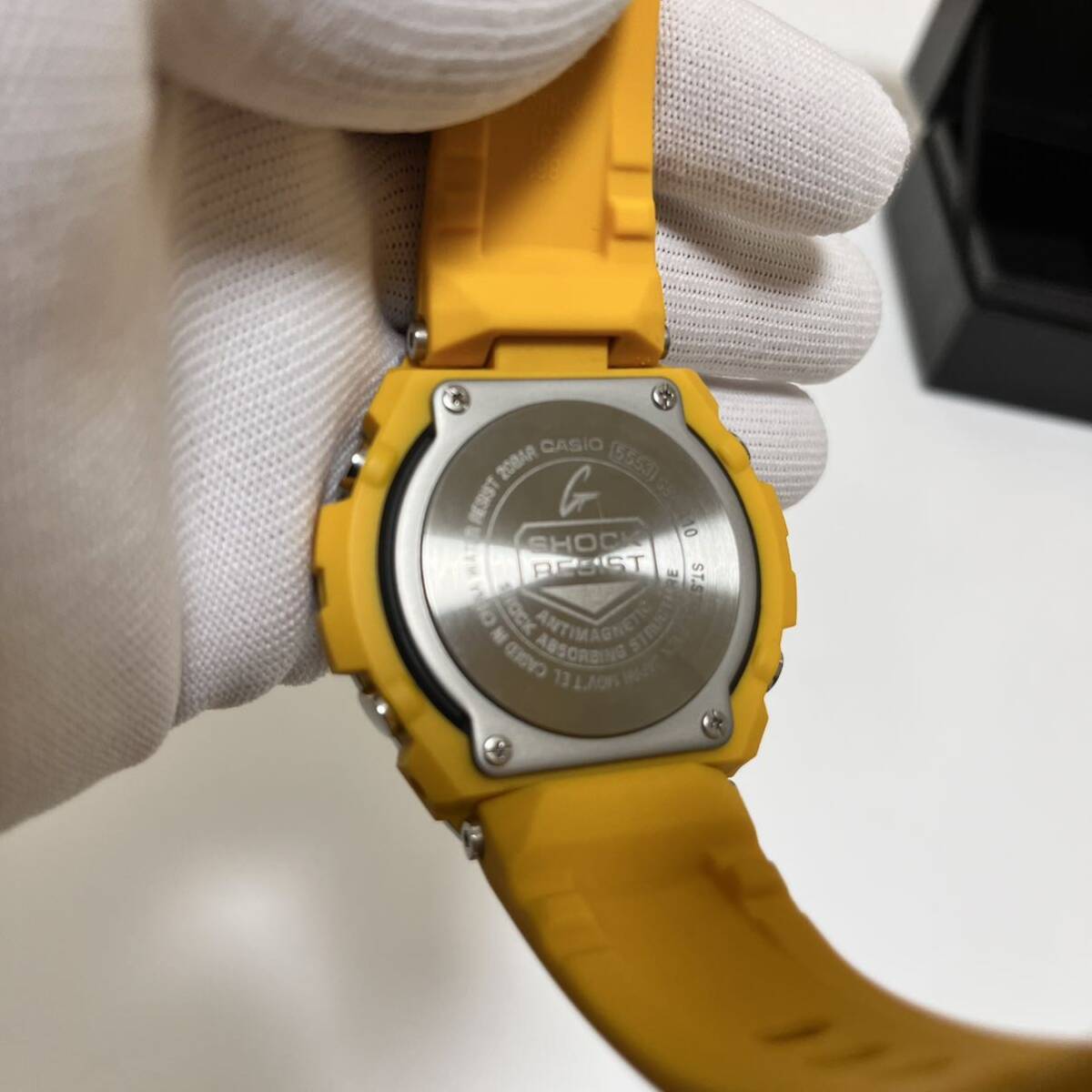 【極美品】CASIO G-SHOCK GST-410 G-STEEL イエロー黄カシオ 腕時計 ジーショック Gショック の画像6