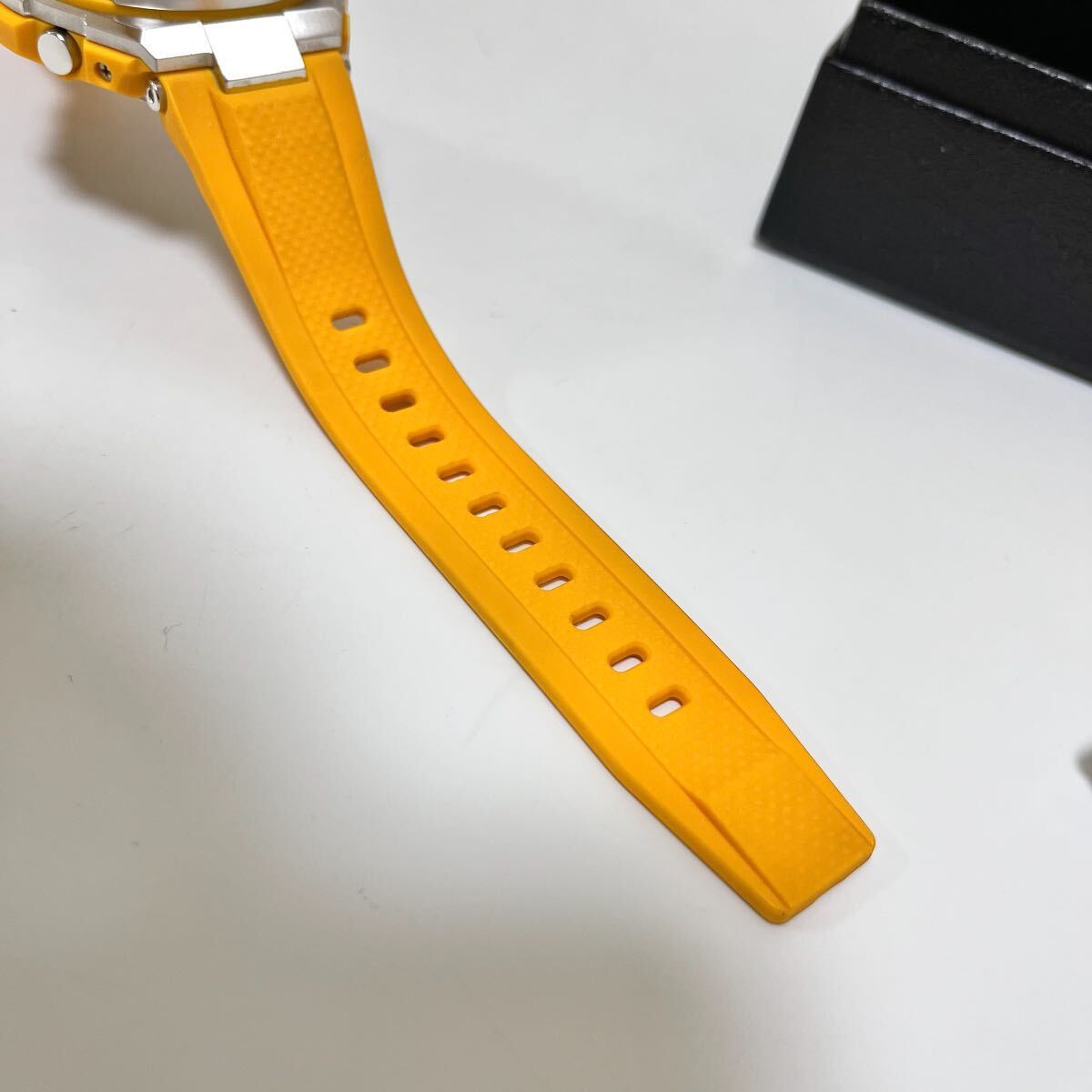 【極美品】CASIO G-SHOCK GST-410 G-STEEL イエロー黄カシオ 腕時計 ジーショック Gショック の画像8