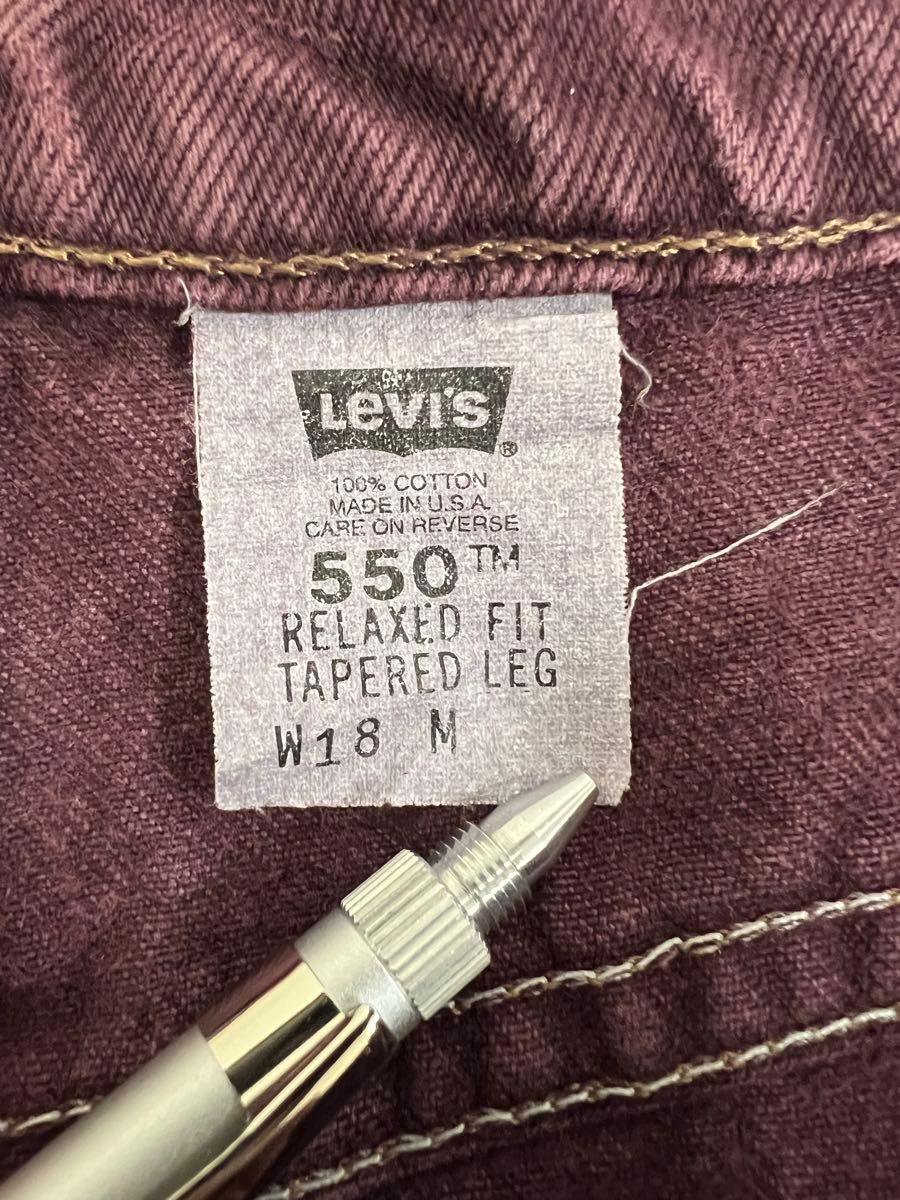 USA製 Levi's リーバイス 550 カラーデニム ジーンズ W36