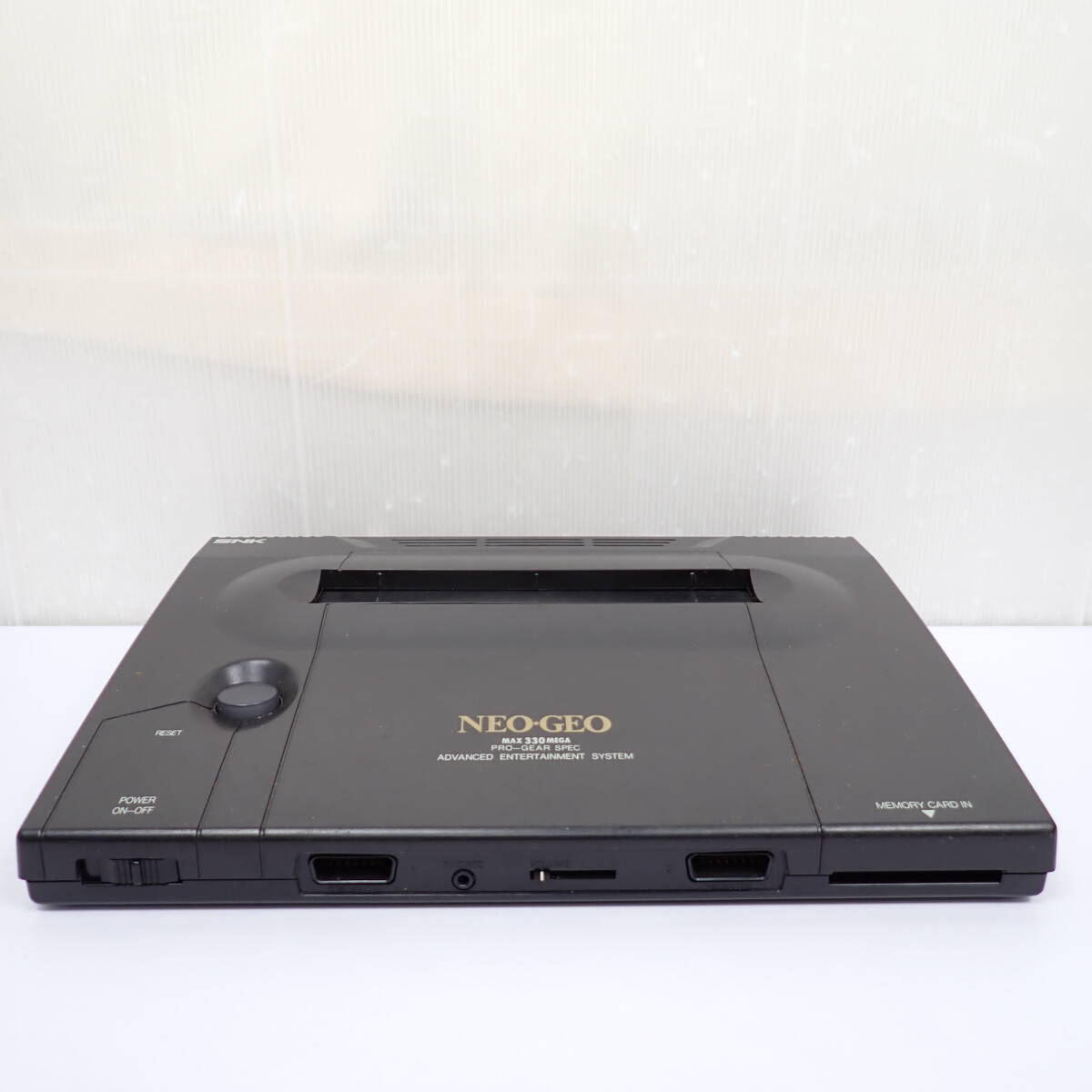 現状品 NEOGEO ネオジオ 本体 NEO-0 スティックコントローラー2個 アダプター付属 MAX330MEGA SNKの画像5