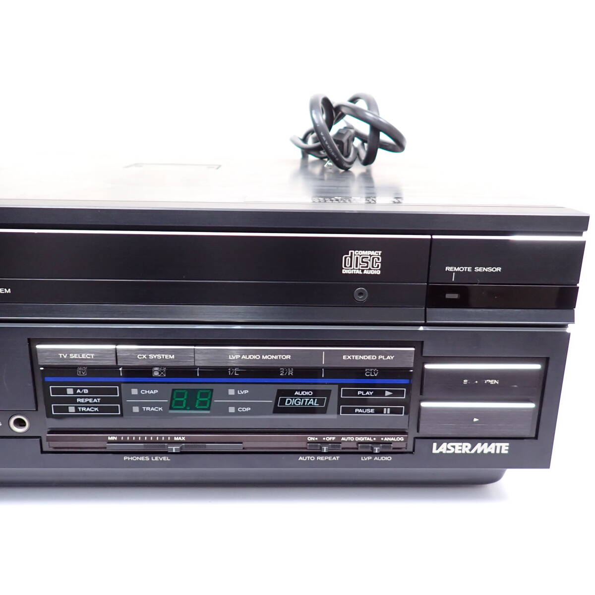 LDプレーヤー TEAC LV-5000DS COMPACT DISC LASER VISION PLAYERの画像7