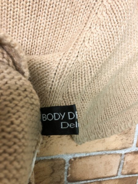 BODY DRESSING Deluxe Body Dressing Deluxe lady's ta-toru neck short sleeves knitted so- beige 