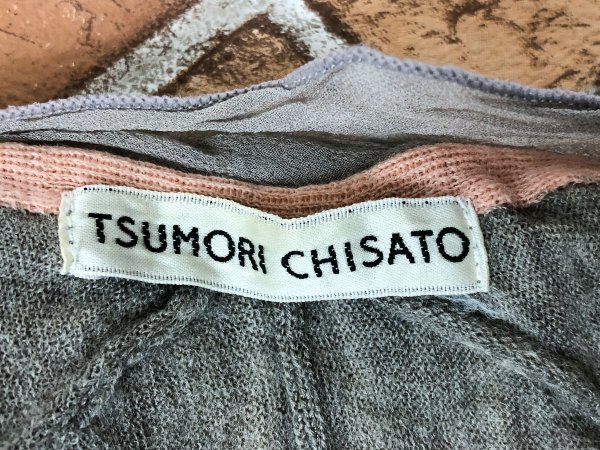 TSUMORI CHISATO Tsumori Chisato женский шифон переключатель кардиган 2. серый шерсть 