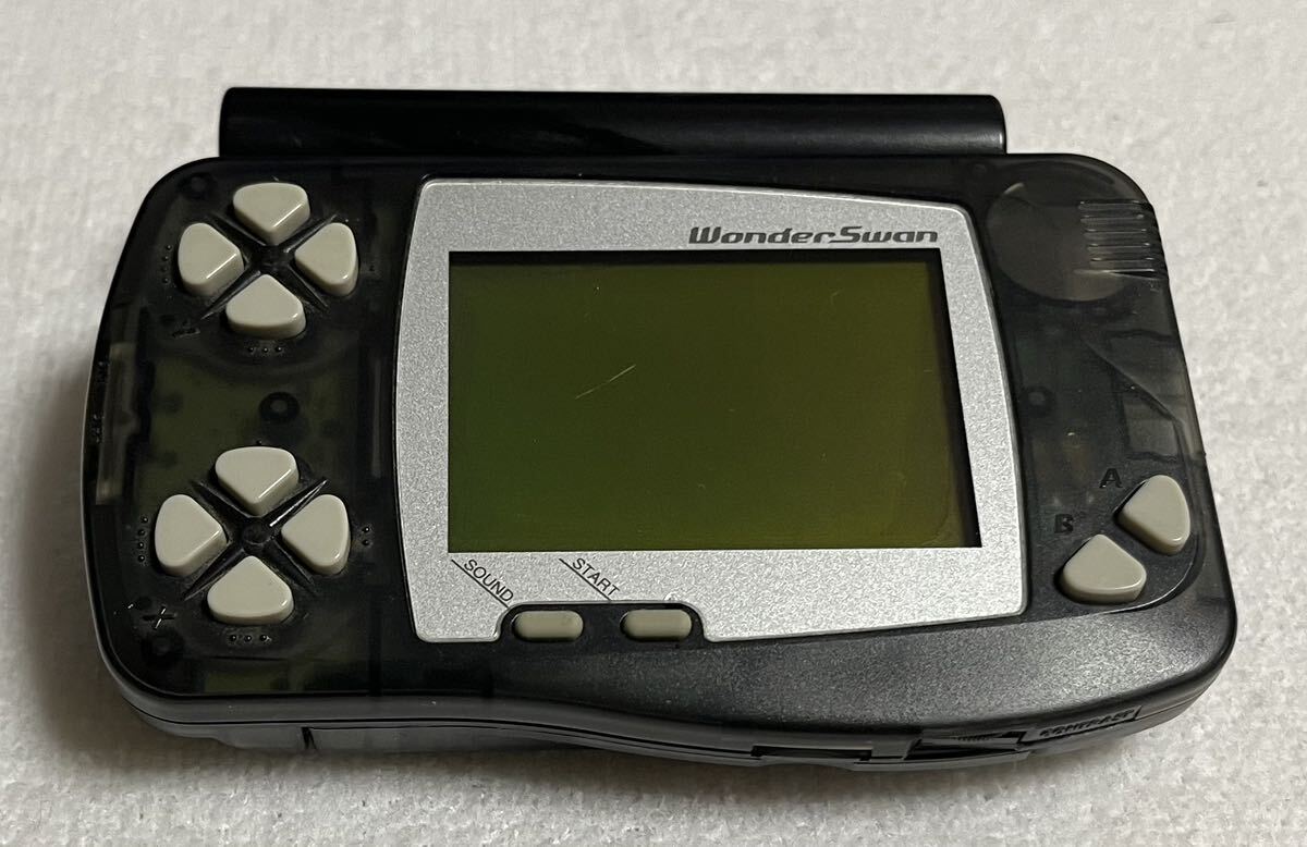 BANDAI WonderSwan バンダイ スケルトン ブラック WS 本体のみの画像2