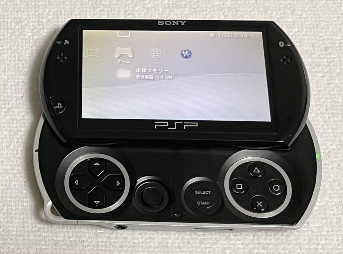SONY PlayStation ソニー プレイステーションポータブル PSP GO ブラック 本体のみ_画像3
