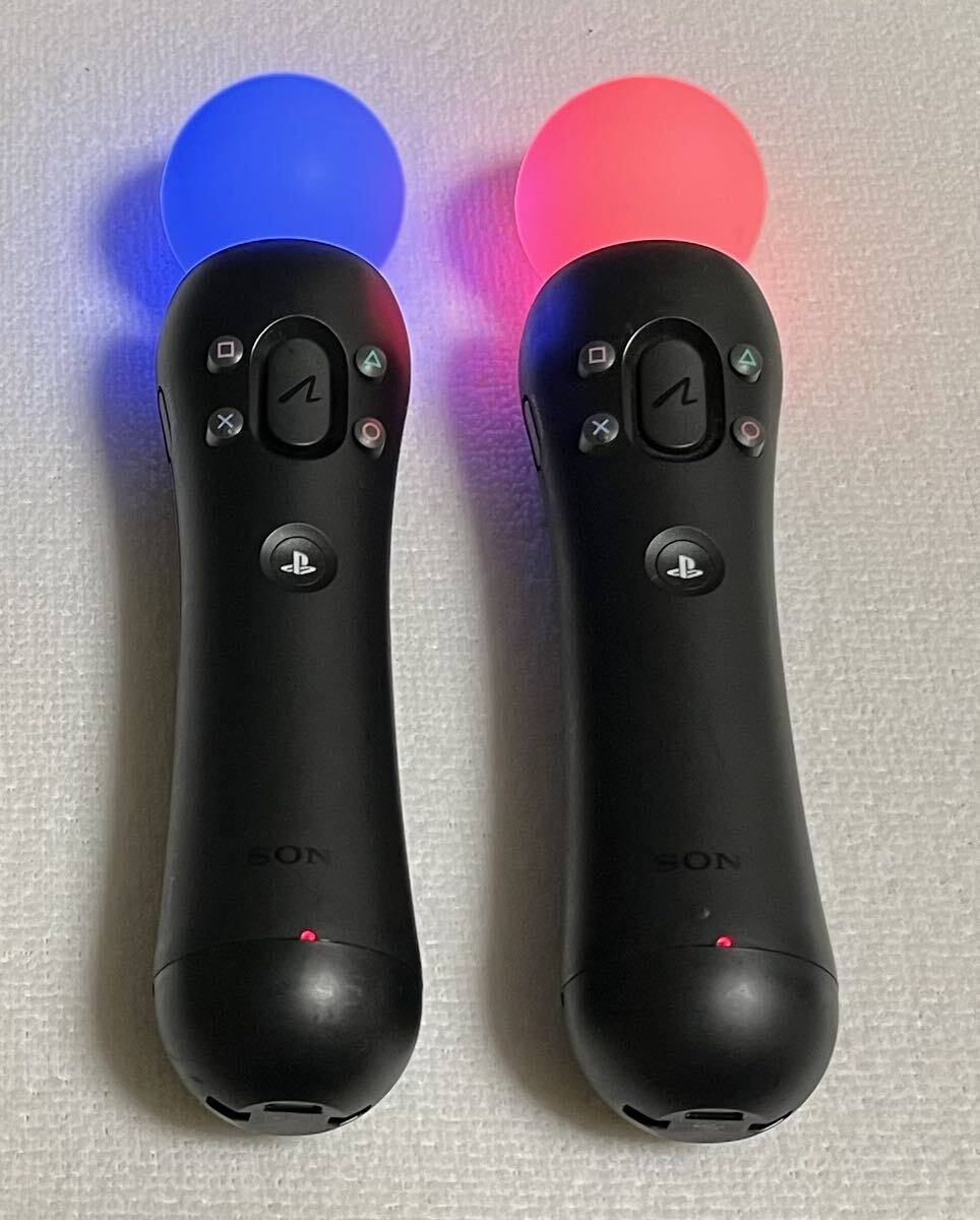 SONY ワイヤレスコントローラー ソニー プレステ 4 モーションコントローラー ps Move ２個セット_画像1