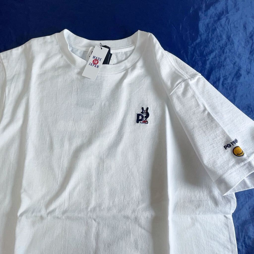 本物 新品 50439115 PEARLY GATESパーリーゲイツ/5(サイズL)超人気 どうしちゃったPG 半袖Tシャツ 日本製の画像2