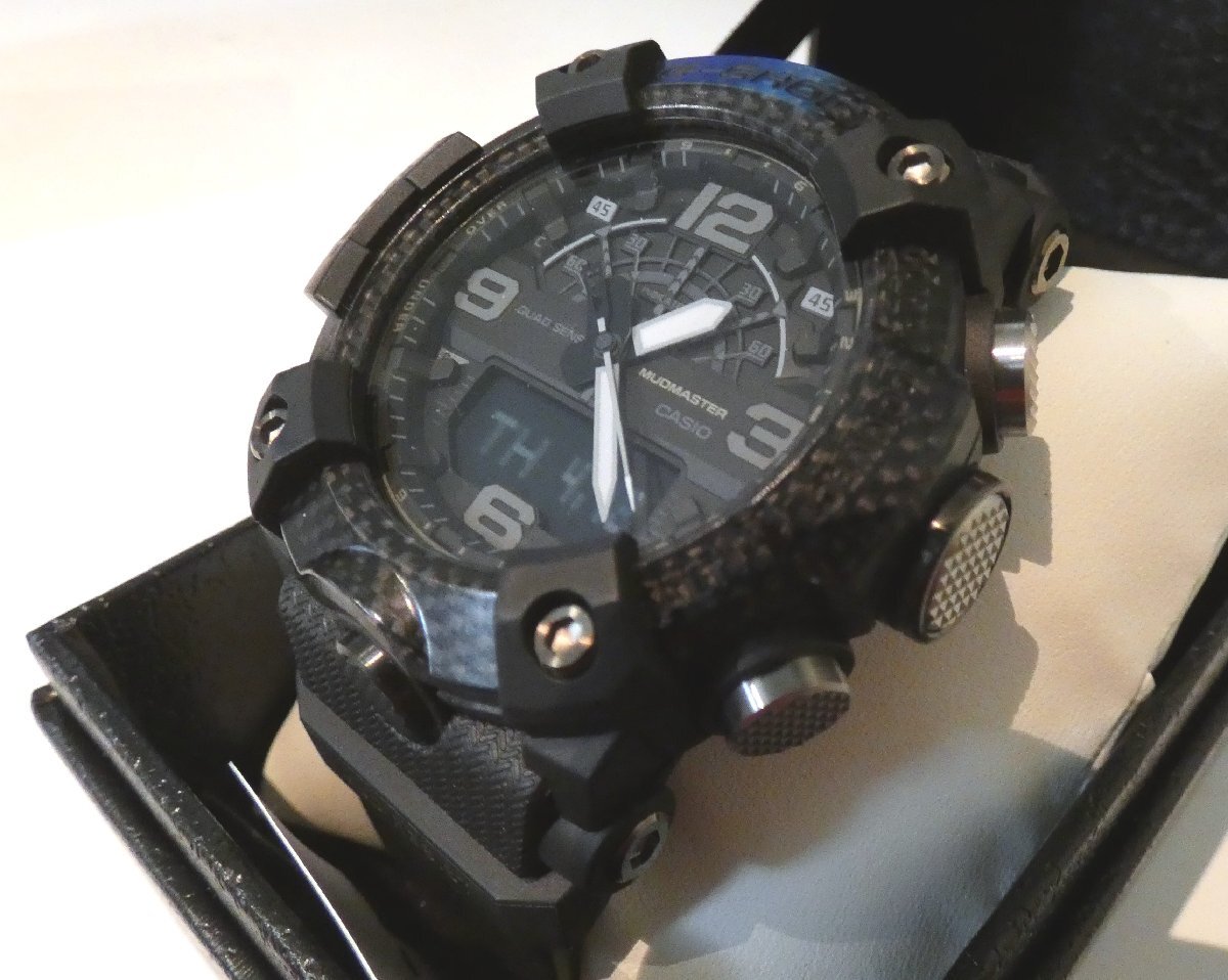 【新品未使用・正規品】G-SHOCK Gショック マッドマスター GG-B100-1BJF CASHIO ブラック カーボン素材 人気のメンズ腕時計 プレゼントにもの画像1