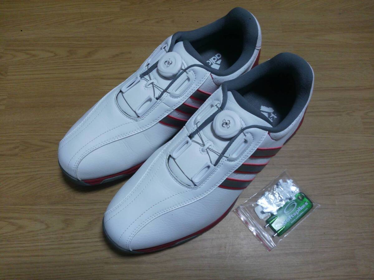 ★超美品★adidas アディダス ゴルフシューズ BOA F33363 26.5㎝ 54の画像1