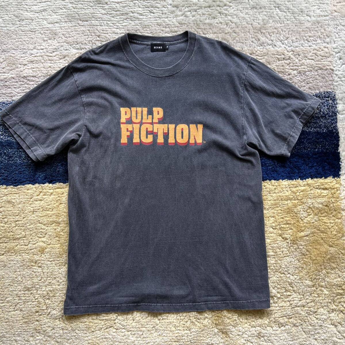 GOOD ROCK SPEED BEAMS 別注 PULP FICTION Tシャツ ビームス ビンテージ加工 サイズXL_画像1