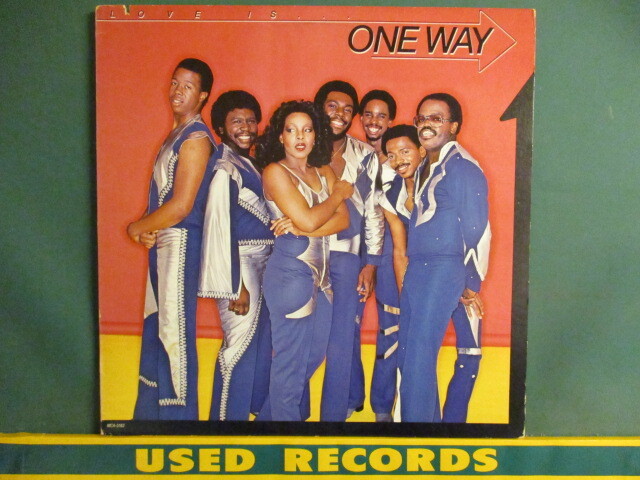 ★ One Way ： Love Is... LP ☆ (( '81年のHit曲「Push」収録 / 落札5点で送料当方負担_画像1