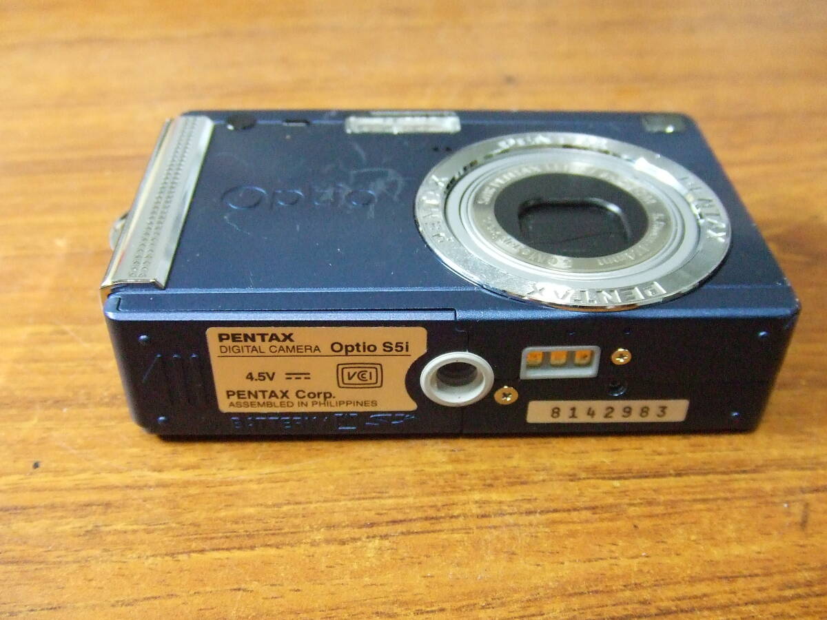 i169 PENTAX Optio S5i ペンタックス オプティオ デジタルカメラ デジカメ  中古 未確認 現状品の画像2