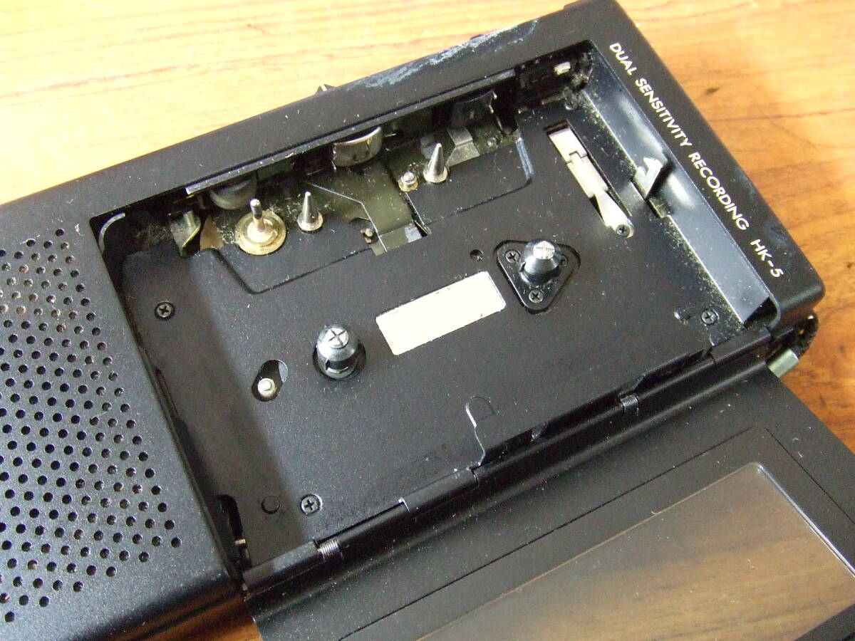 i174　ビクター ポータブルカセットプレーヤー HK-5 カセットレコーダー　中古本体 未確認 ジャンク Victor_画像6