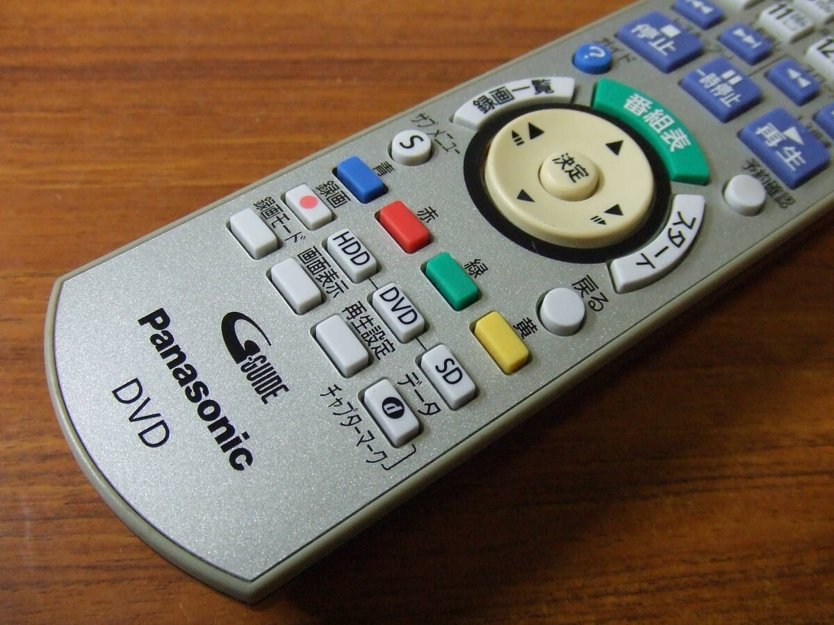 i235 パナソニック/Panasonic DVD リモコン N2QAYB000349 中古_画像3