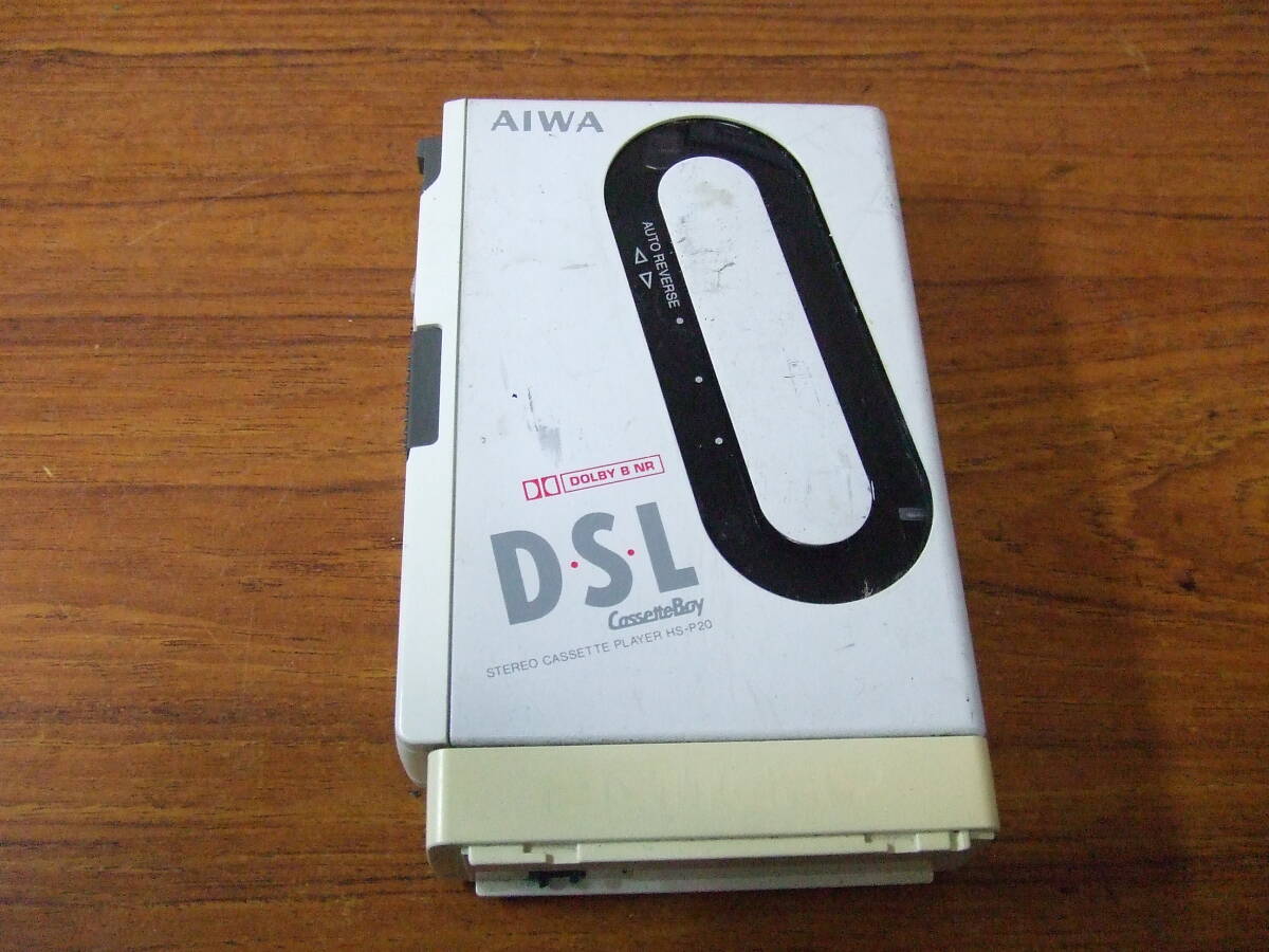 i322 aiwa カセットボーイ Cassette Boy HS-P20 ポータブルカセットプレーヤー 中古 本体 ジャンクの画像1