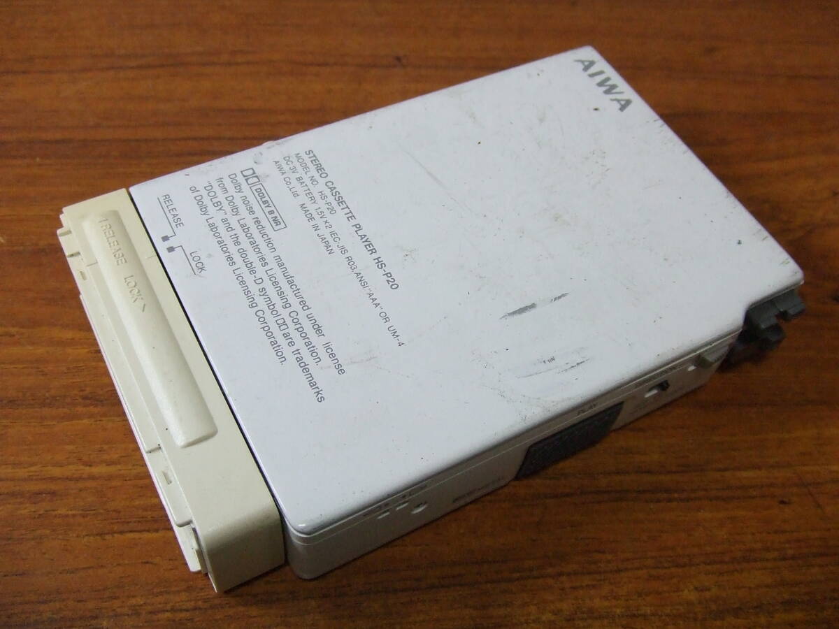 i322 aiwa カセットボーイ Cassette Boy HS-P20 ポータブルカセットプレーヤー 中古 本体 ジャンクの画像6