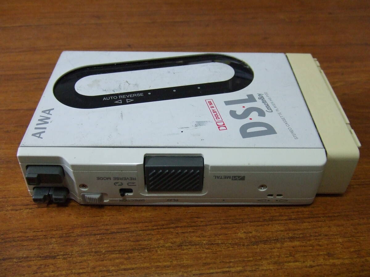 i322 aiwa カセットボーイ Cassette Boy HS-P20 ポータブルカセットプレーヤー 中古 本体 ジャンクの画像3