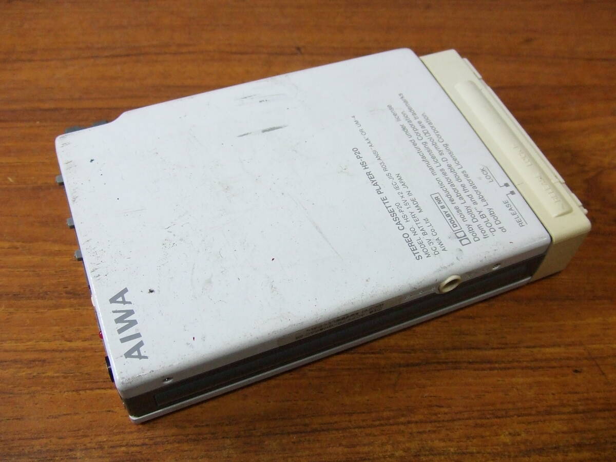 i322 aiwa カセットボーイ Cassette Boy HS-P20 ポータブルカセットプレーヤー 中古 本体 ジャンクの画像5