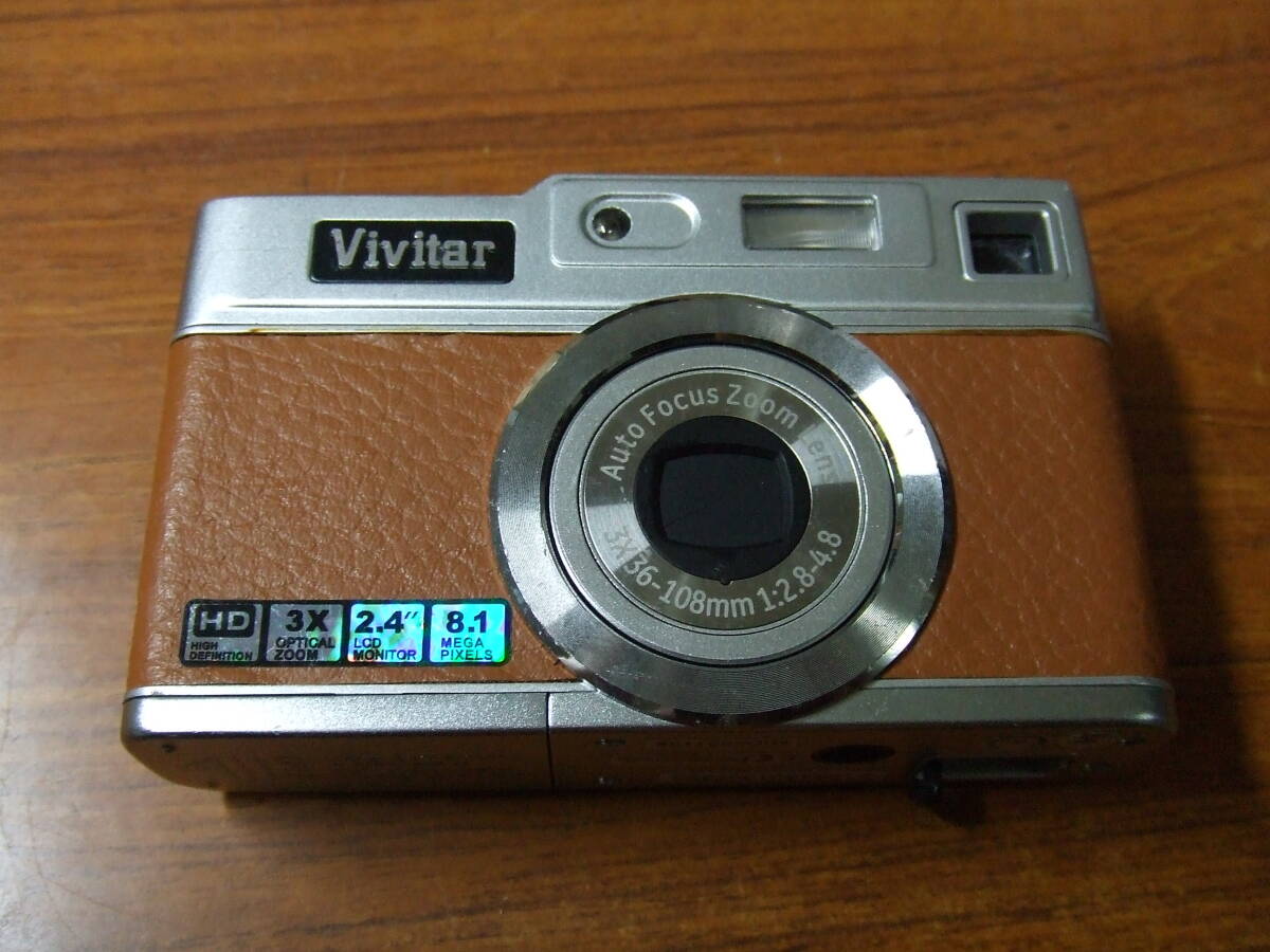 i401 Vivitar コンパクトデジタルカメラ 中古 本体 未確認 ジャンクの画像1