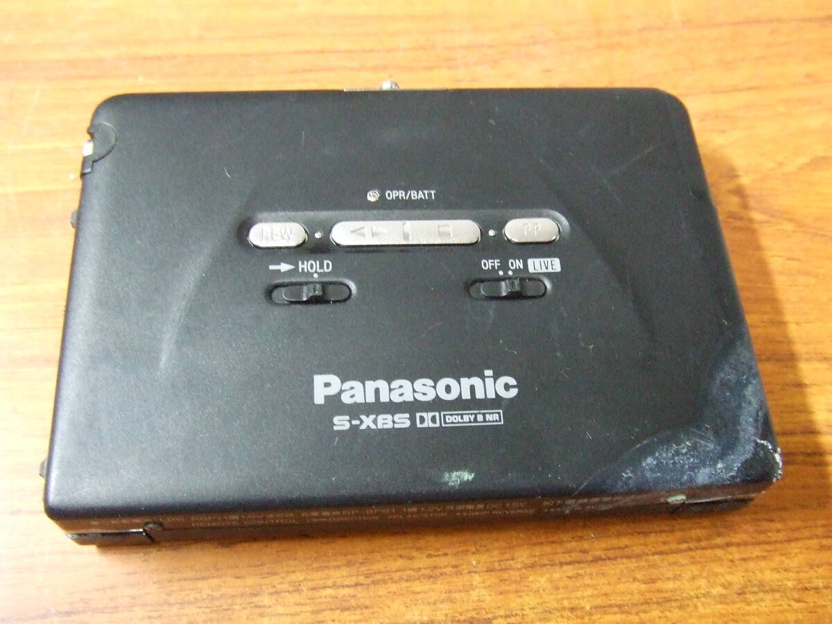 i465 Panasonic/パナソニック RQ-S40 ポータブルカセットプレーヤー 未確認　中古　本体 ジャンク_画像1