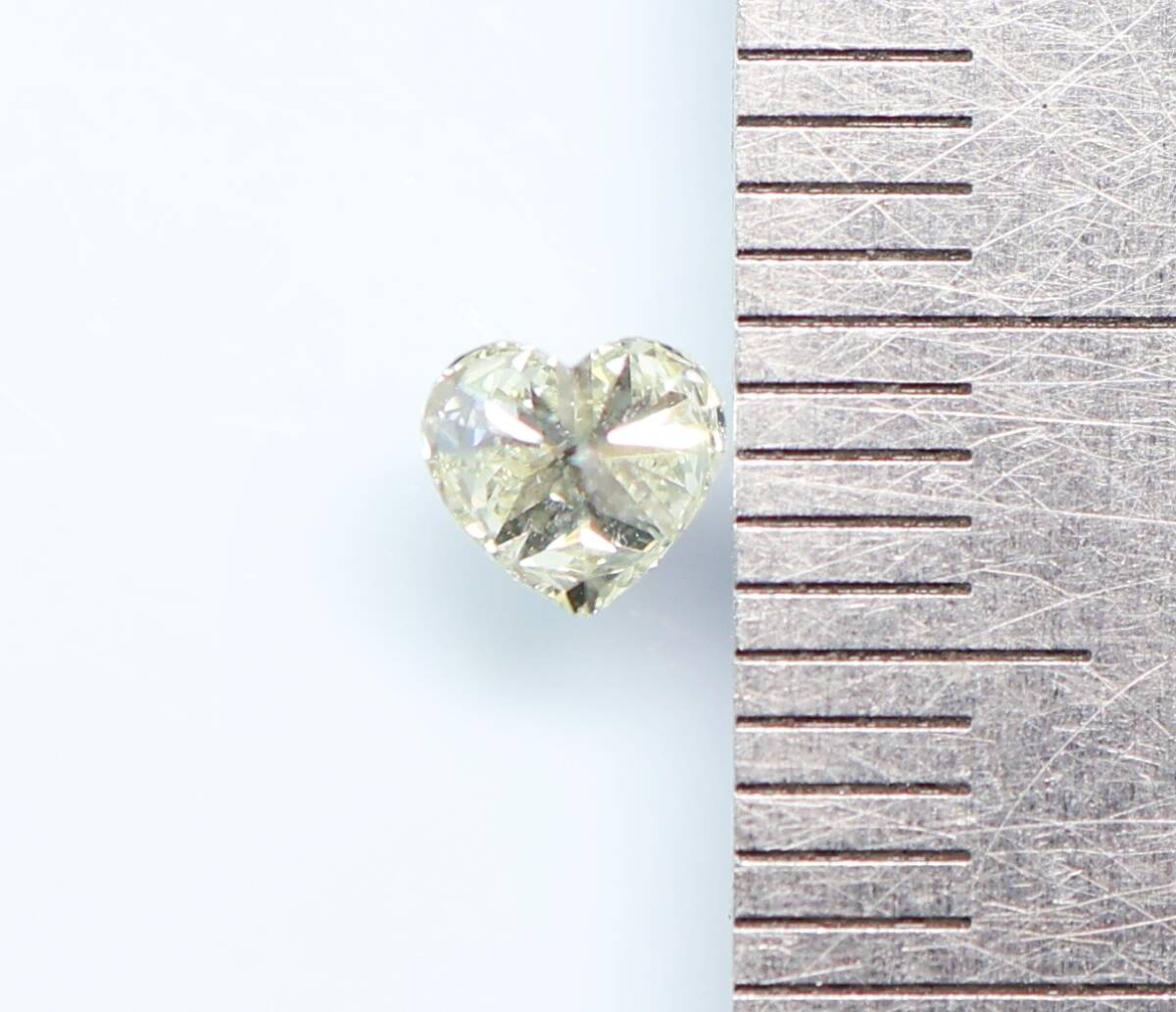 【１００円～】0.331ｃｔ 天然ダイヤ VERY LIGHT YELLOW（ナチュラルカラー）SI2 ＨＳカット_画像6