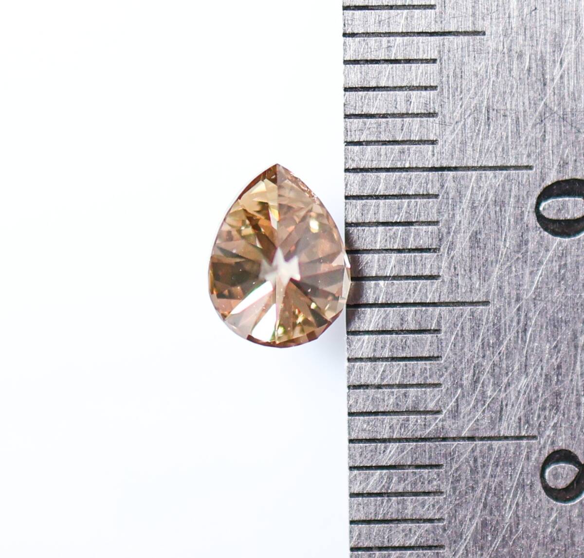 [100 jpy ~]1.052ct! natural diamond FANCY LIGHT BROWN( natural color )SI1 PS cut 