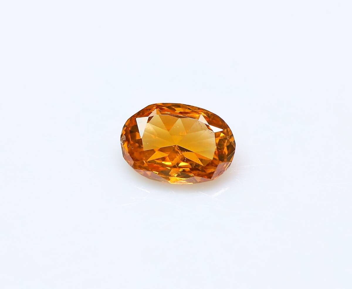 [100 jpy ~]0.227ct natural diamond FANCY INTENSE YELLOWISH ORANGE( natural color )SI2