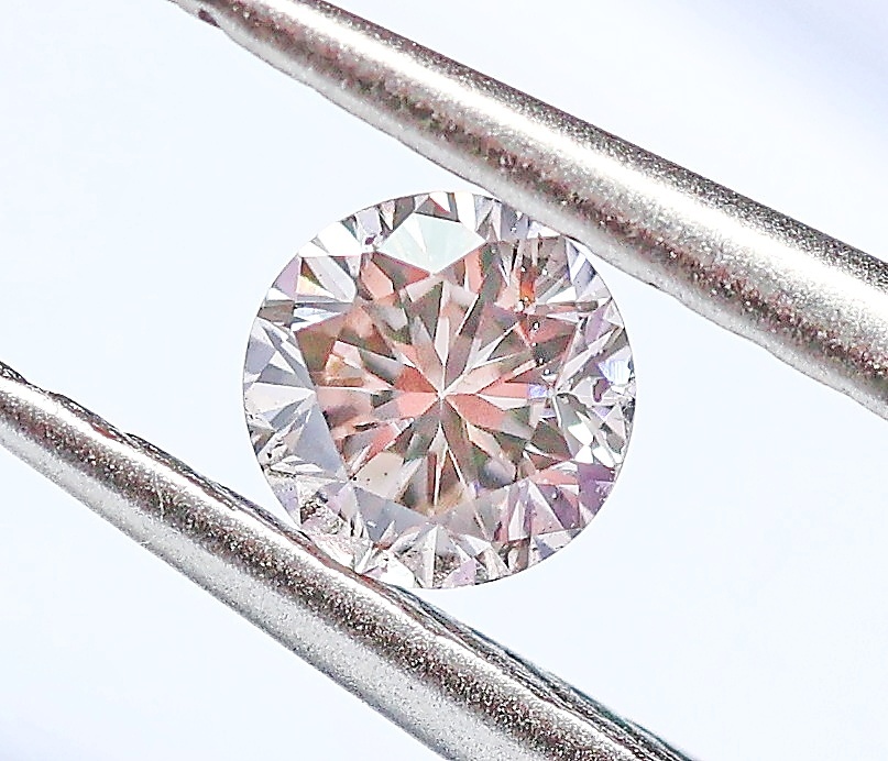 [100 jpy ~]0.132ct natural diamond FANCY LIGHT BROWNISH PINK( natural color )SI2