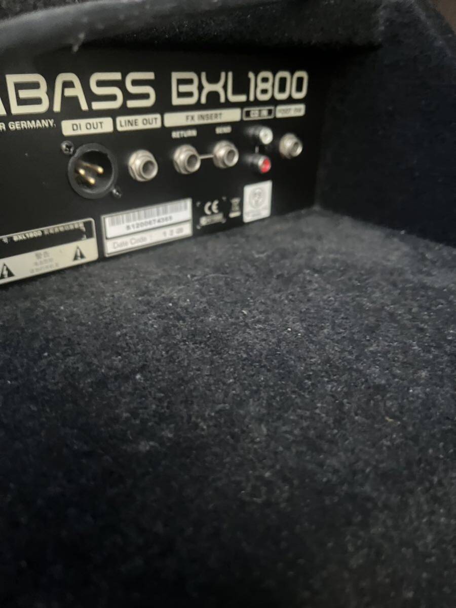 即決送料無料BEHRINGER ベリンガー ULTRABASS BXL1800A ベースアンプ ジャンク 通電可能の画像7