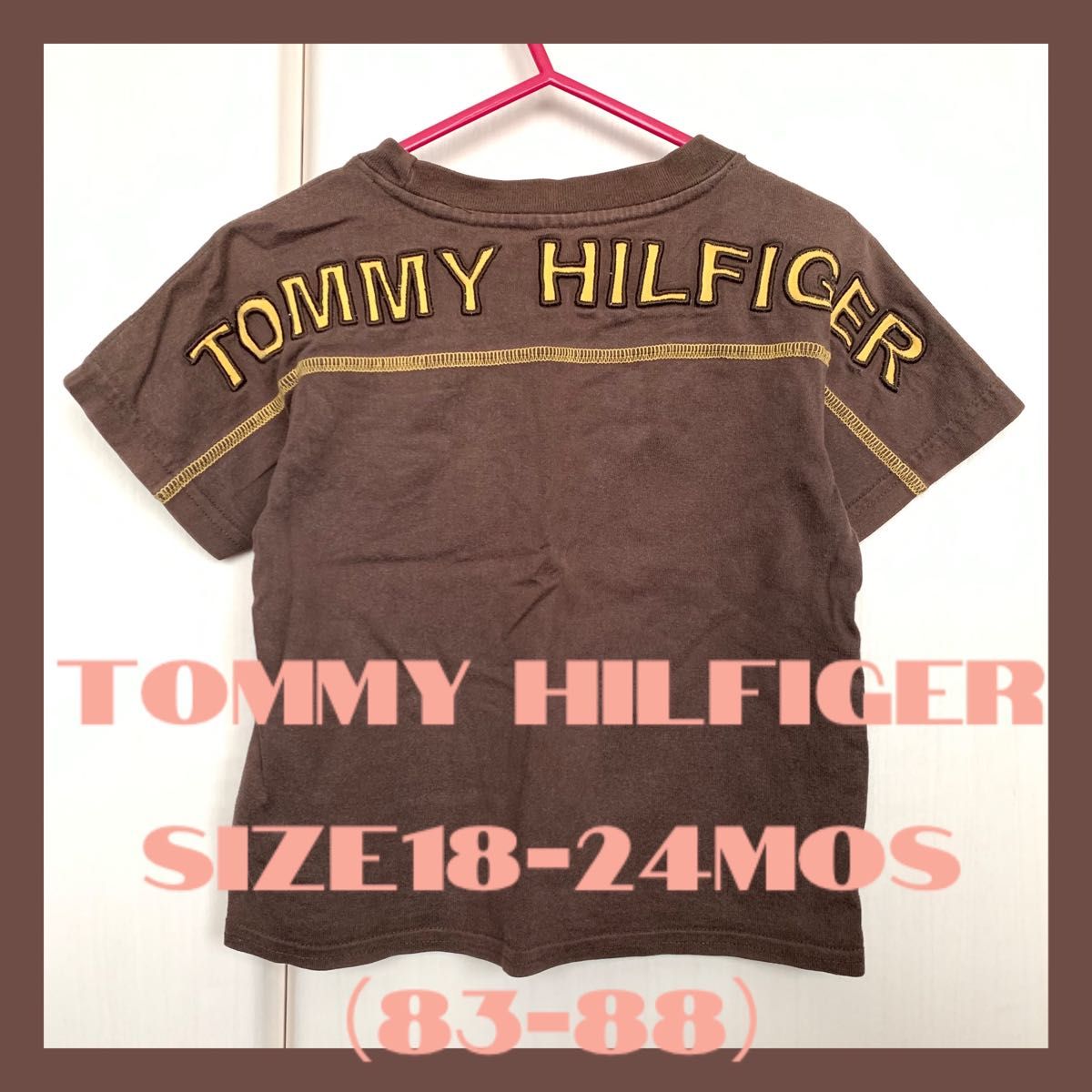 トミーヒルフィガー　90センチ　80センチ　男の子　女の子　男女兼用　ベビー　キッズ　子供服　半袖Tシャツ カットソー トップス