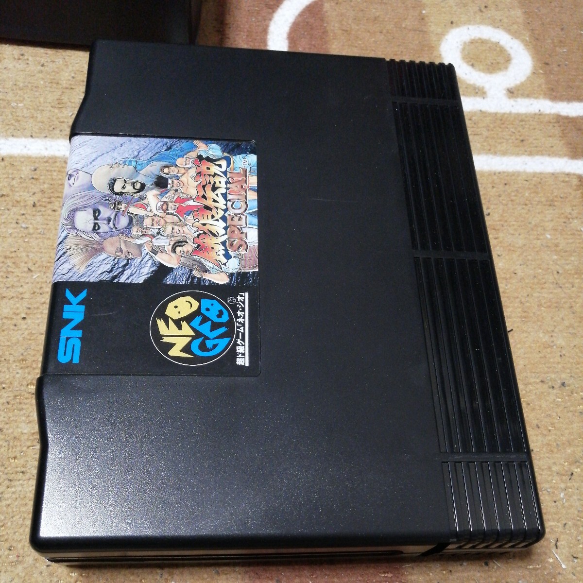 動作確認済 NG NEO GEO ネオ ジオ 餓狼伝説 SPECIAL スペシャル エス・エヌ・ケイ SNK ケース 説明書 あり_画像4