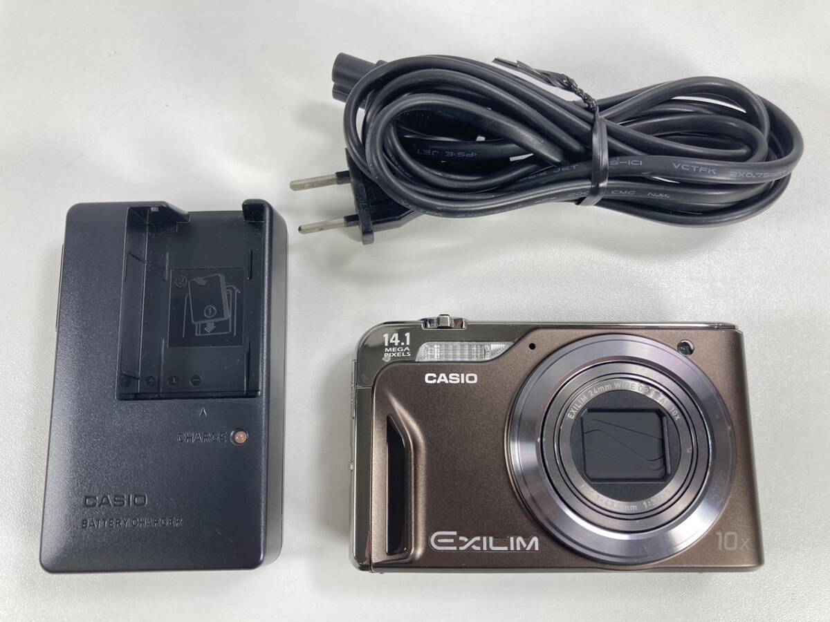 CASIO カシオ EXILIM EX-H15 デジカメ 充電器付 現状品_画像1