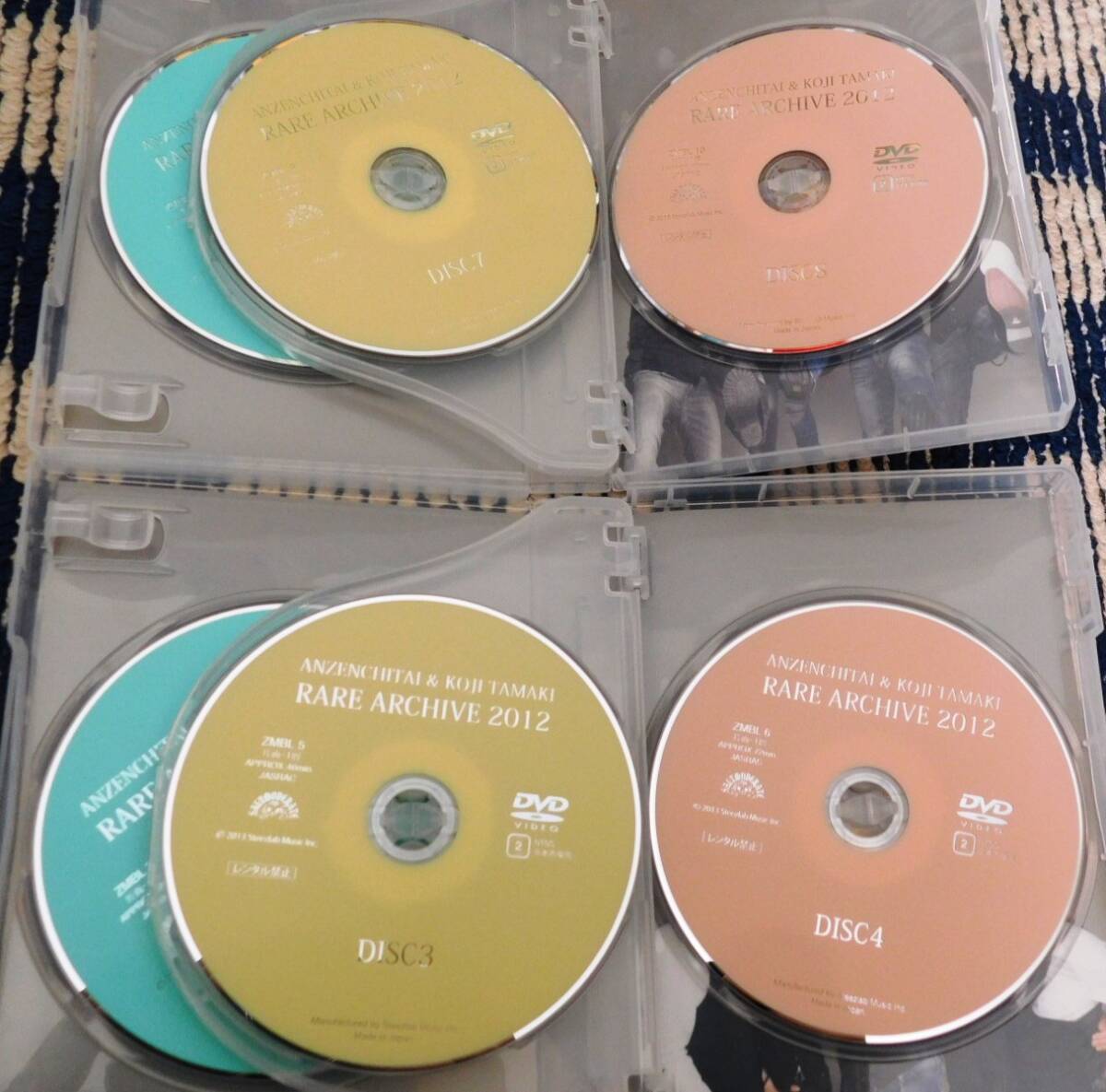 安全地帯 ＆ 玉置浩二 RARE ARCHIVE 2012 DVD BOX 8枚組 初回完全生産限定盤の画像4