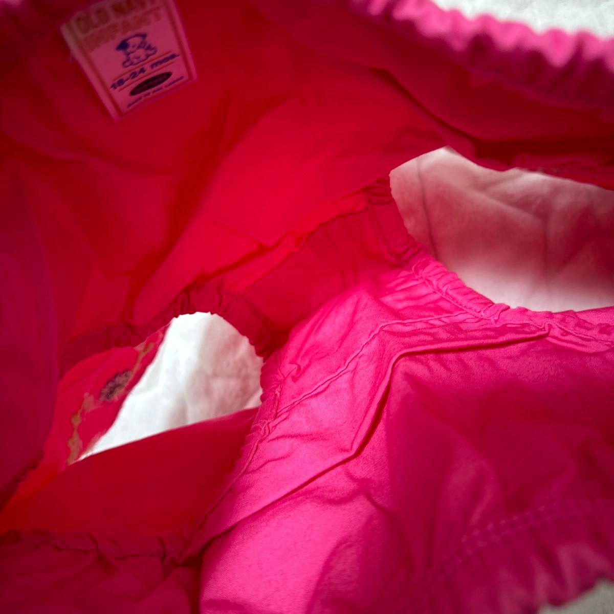 スカート ピンク 刺繍 花柄 ビビッドピンク 80 ショートパンツ ミニスカート