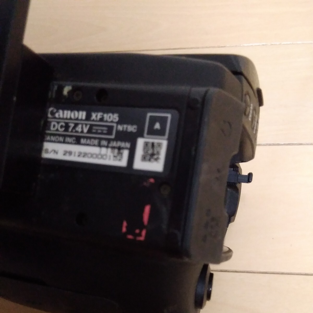 Canon XF105 未確認 ジャンク デジタルビデオカメラ レアの画像7